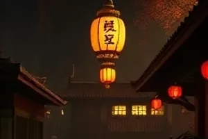 《春日放映厅》露天放映幕布在傍晚亮起的主题画面